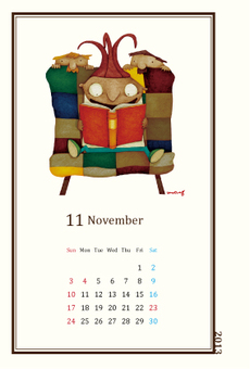 2013カレンダー（月と六ペンス限定。）