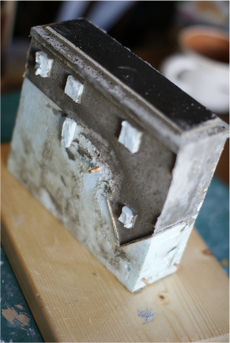 セメント模型創作風景。3 セメント模型創作風景。3