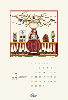 カレンダー　12月。
